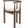 NEW WORKS. Bukowski Walnut Rattan Kitchen Chair