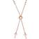 Ted Baker Sarsa Sparkle Heart Chain Bracelet - Rose Gold/Transparent