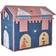 Rice Castle Theme Raffia Curved House for Storage 3-pack