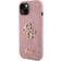 Guess Fixed Glitter 4G Metal Logo Case for iPhone 15