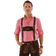 Hisab Joker Oktoberfest Lederhosen Deluxe Brown