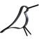 Cooee Design Woody Bird Black Figurine 20cm