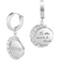 Guess Moon Phases Earrings - Silver/Transparent