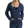 Hanes Women's French Terry Zip-Up Hoodie - Navy Heather