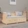 vidaXL Solid Pine Sofa 197.5cm 3 personers