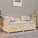 vidaXL Solid Pine Soffa 197.5cm 3-sits