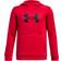 Under Armour Kid's Fleece Big Logo Hoodie - Red/Black