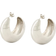Isabel Marant Shiny Crescent Hoop Earrings - Silver
