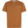 Tommy Jeans Chest Logo Print T-Shirt in Cotton and Regular Fit with Crew Neck Brown