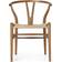 Carl Hansen & Søn CH24 Teak/Natural Wicker Esszimmerstuhl 76cm