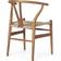 Carl Hansen & Søn CH24 Teak/Natural Wicker Esszimmerstuhl 76cm