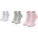 Puma Strumpor Kids Quarter 3-pack Rosa/Vit/Grå 39/42 Strumpor