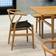Carl Hansen & Søn CH24 Y Oak White Oil/Black Köksstol 76cm