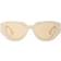 Gucci Cat-Eye Solbriller - Hvid/Ivory Brown