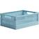 Made Crate Crate Foldekasse Midi Crystal Blue Crate Opbevaringsboks
