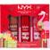 NYX Professional Makeup Fa La La L.A. Land Smooth Whip Matte Lip Cream Trio Geschenkset Lippenstift Smooth Whip Matte Lip Cream 3 x 4 ml