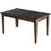 Hanah Home Milan Walnut Black Dining Table 88x145cm