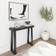 Plank+Beam Narrow Entryway Black Console Table 12x36"