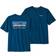 Patagonia Mens P-6 Mission Organic T-Shirt, Lagom Blue