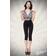 Belsira Stofbukser Caprihose - Sort