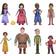 Mattel Disney&Rsquo;S Wish Asha &Amp; Friends Small Doll Figure Set