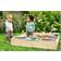 Muddy Buddy Sand boks Beach Rebel, naturlig salviegrøn- i dag 10x babypoints