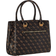 Guess Alexie Girlfriend Satchel - Brown multi