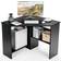 Costway Office Computer Corner Black Writing Desk 61x121.9cm