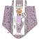 Bibs X Liberty Gåvoset Dregglisar/Napphållare Blommor Viol One Size Dregglis