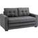 Homcom Folding Grey Sofa 147.5cm Zweisitzer