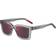 HUGO Transparent-acetate sunglasses with red lenses