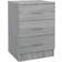 vidaXL 38x35x56cm Grey Sonoma Nattbord 35x38cm
