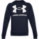 Under Armour Men's Rival Fleece Big Logo Hoodie - Midnight Navy/Onyx White