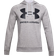 Under Armour Men's Rival Fleece Big Logo Hoodie - Mod Grey Light Heather/Black