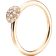 Efva Attling Love Bead Ring - Gold/Diamonds