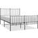 vidaXL Metal Sengeramme 120x190cm