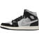 Nike Air Jordan 1 Mid SE W - Black/Light Smoke Grey/Sail/Metallic Silver