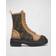 Fendi Flat Ankle Boots Woman colour Brown