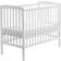 Kinder Valley Sydney Compact Cot White with Flow Mattress 22.4x40.9"