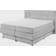 Black Red White Hudson Boxspringbett 180x200cm