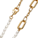 Pandora ME Slim Necklace - Gold/Pearls