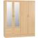 SECONIQUE Nevada Sonoma Oak Effect Wardrobe 154x183cm