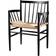 FDB Møbler J81 black/natural Kitchen Chair 82cm