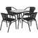 Flash Furniture TLH073SQ037GY4 Patio Dining Set