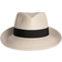 Eric Javits Squishee Classic Fedora Hat - Cream/Black