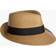 Eric Javits Squishee Classic Fedora Hat - Natural/Black