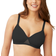 Hanes Oh So Light Comfort Wireless Bra - Black/Nude