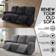 ULTICOR Recliner Dark Gray Loose Sofa Cover Grey (231.1x94cm)