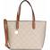 Tamaris Anastasia Shopper - Mørkebeige/Karamel/Hvid