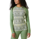 Helly Hansen Women’s Lifa Merino Midweight Graphic Long-Sleeve Crew Base Layer - Green